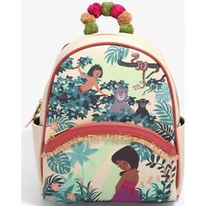 Danielle Nicole Disney Jungle Book Mowgli & Shanti Baloo Mini Backpack NWT